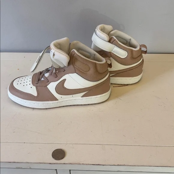 Nike Kids Sneakers - Tan and White - Picture 4 of 6
